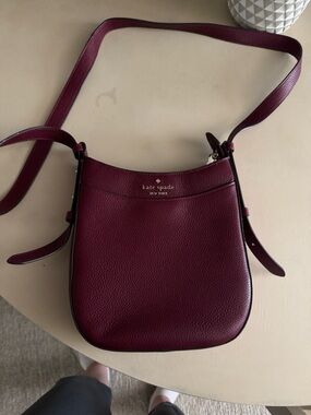 kate spade Crossbody Bag in Cherrywood or deep burgundy